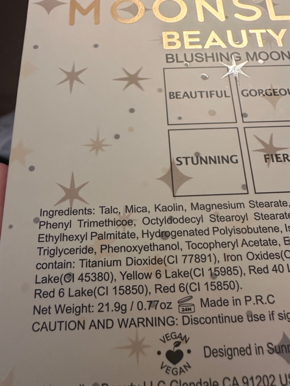 Moonslice  Beauty  blush palette - BNIP - Picture 7 of 7